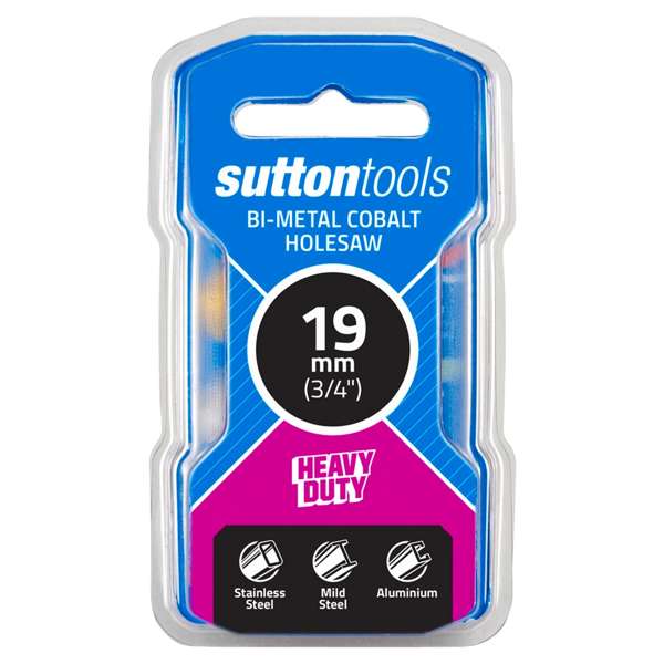 Sutton Tools 19mm White Cobalt Bi-Metal Holesaw