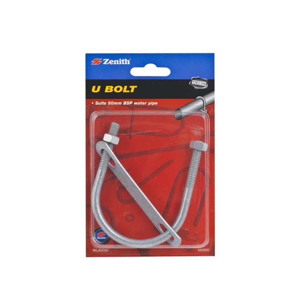 Zenith U Bolt 50mm Galv