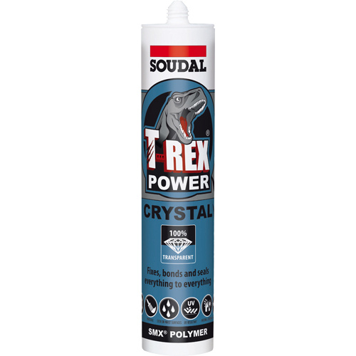 Soudal Adhesive Sealant Crystal T-Rex 290mL