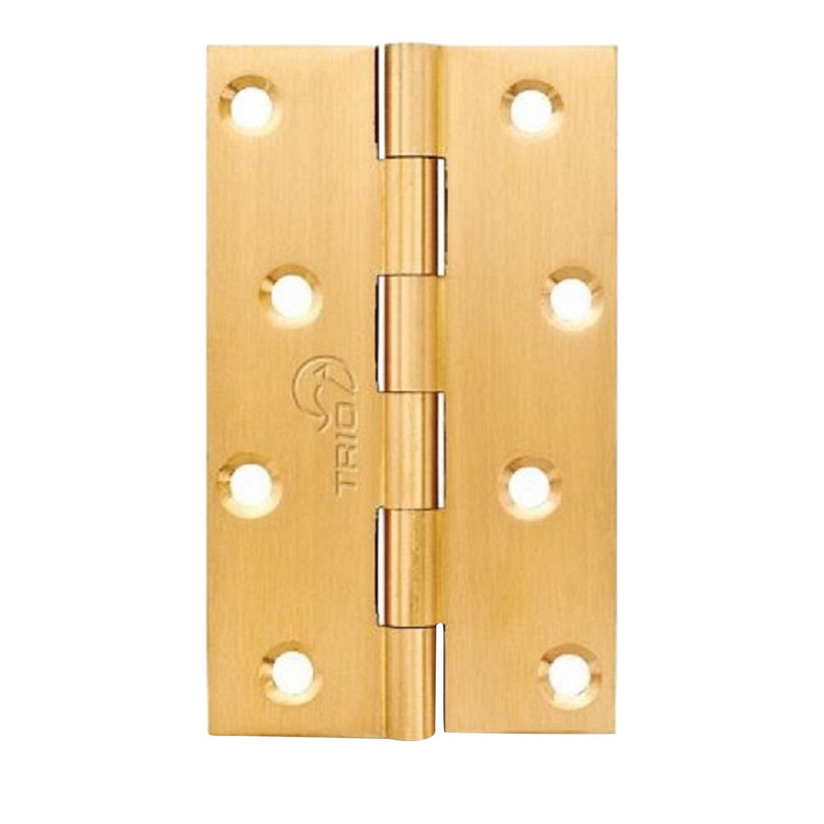 Trio Brass Door Hinge Fixed Pin 50 x 29 x 1.25mm Self Colour