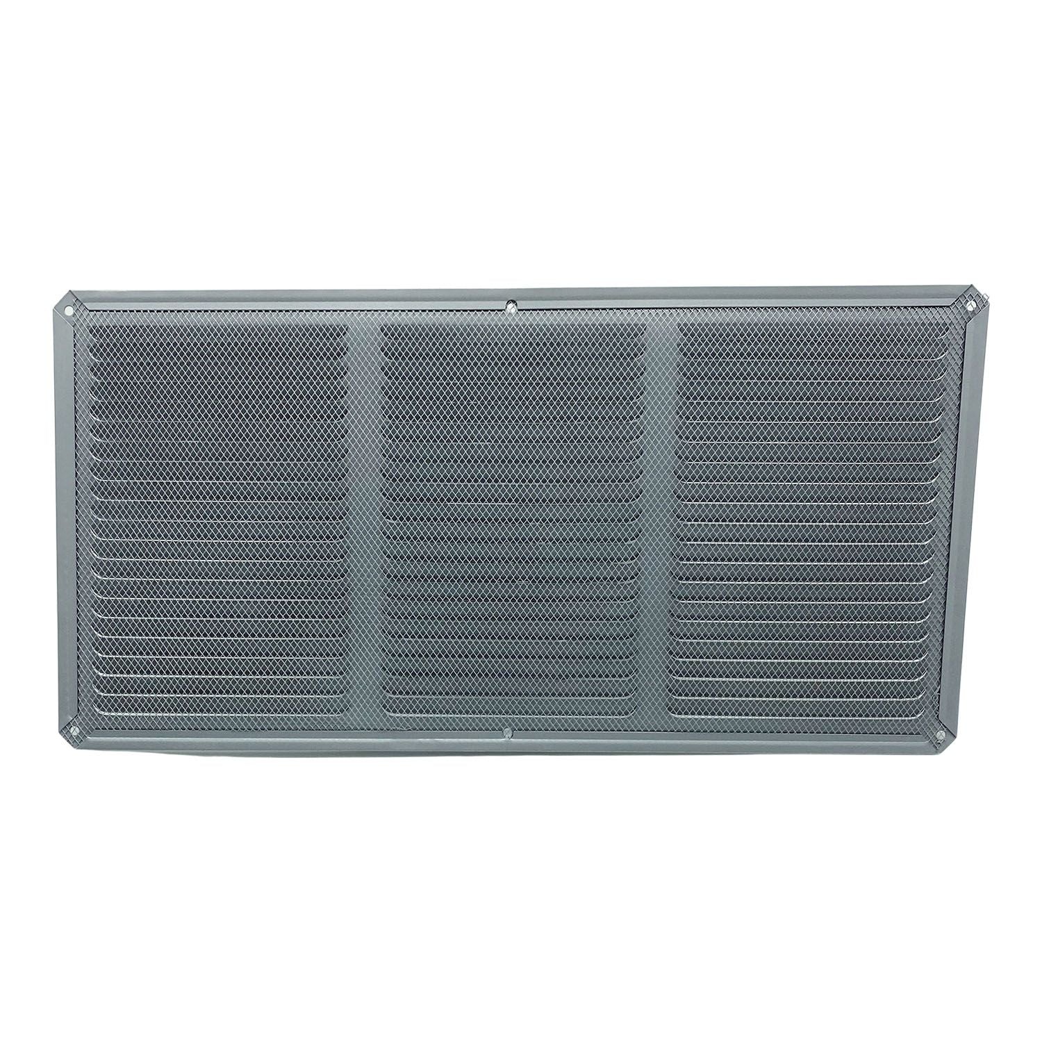 Alpine Ventilation Eave Vent Grey 400 x 200mm - 2 Pack