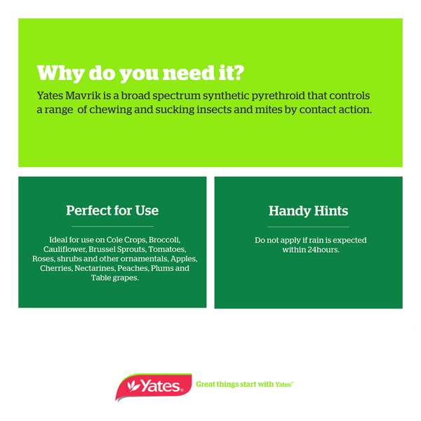 Yates Mavrik Chewing & Sucking Insect Pest Killer 200ml