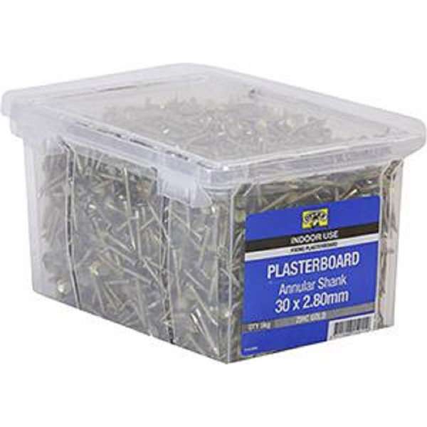 Otter Nail Plasterboard Annular Zinc Plated 30 x 2.80mm (5kg)