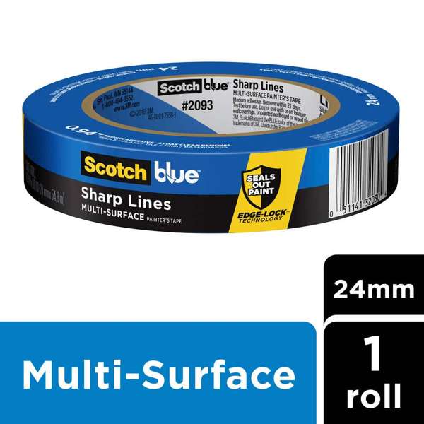 ScotchBlue Sharp Lines Multi-Surface Masking Tape 24mm x 55m