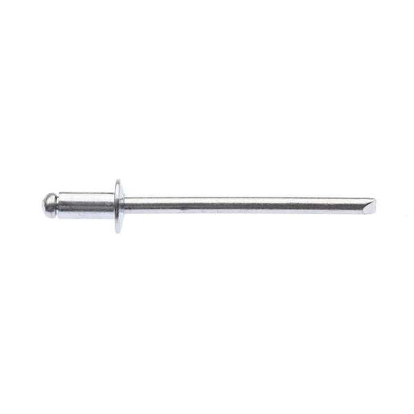 Zenith Rivet Open Steel 1/8"Dia - 1/8" Grip - 100 Pack