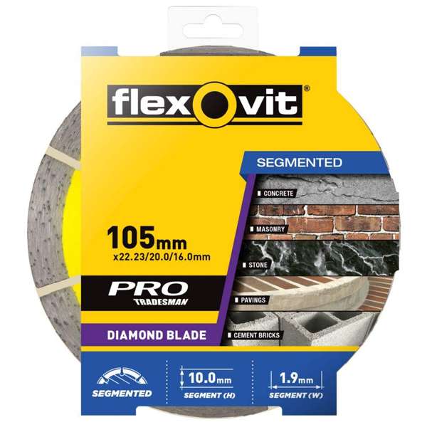Flexovit Segmented Diamond Blade 105mm