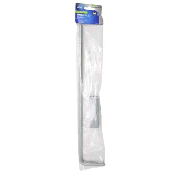 Zenith Drop Bolt Galvanised 450mm - 1 Pack