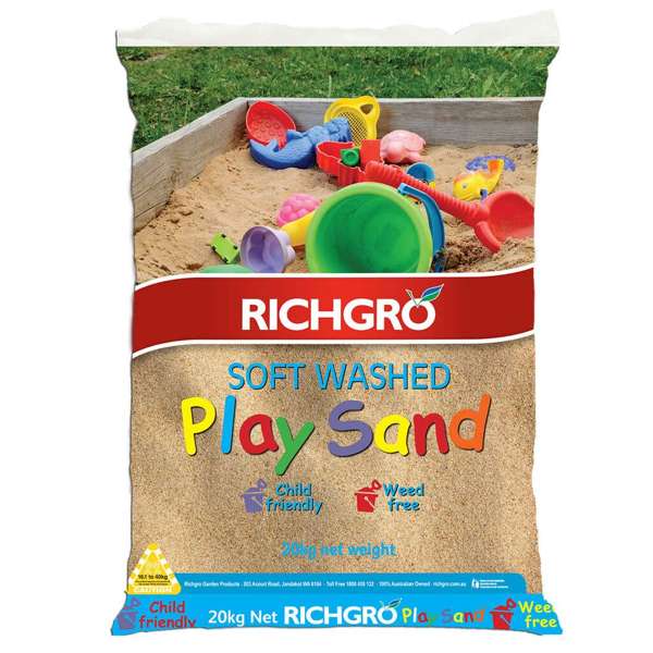 Richgro Soft Washed Play Sand (20kg)