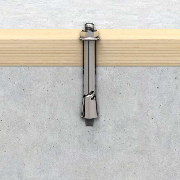 Dynabolt Plus Hex Heavy Duty Stainless Steel 12 x 60mm - 2 Pack