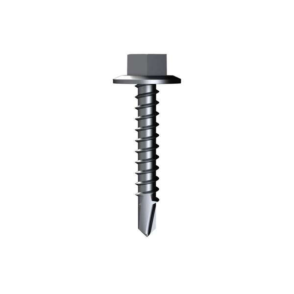 Bremick Screw Hex Metal 12g x 30 100 Pack