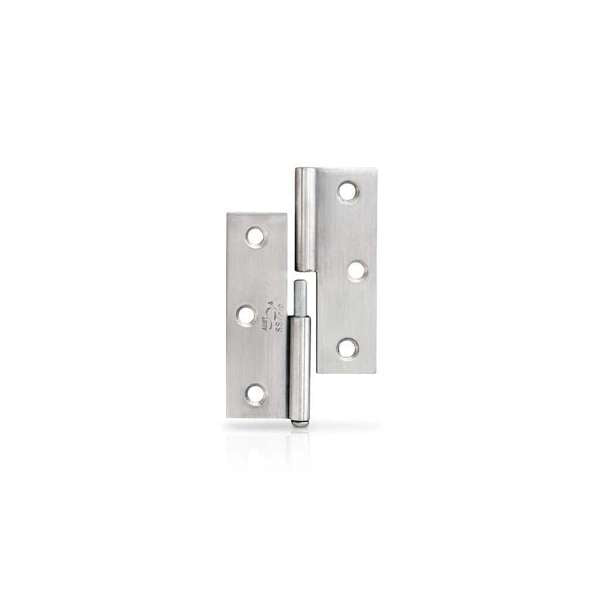 Trio Butt Hinge Lift Light & Narrow Lift Off Right Hand Stainless Steel 85 x 60 x 1.6mm