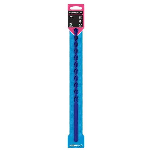 Sutton Tools Multi-Purpose Drill Bit Extra Length 12.0 x 300mm
