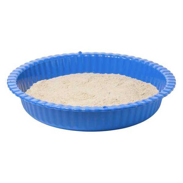 Round Plastic Sandpit Blue