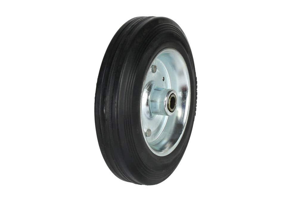 Cold Steel Rubber Wheel with Steel Centre 200mm