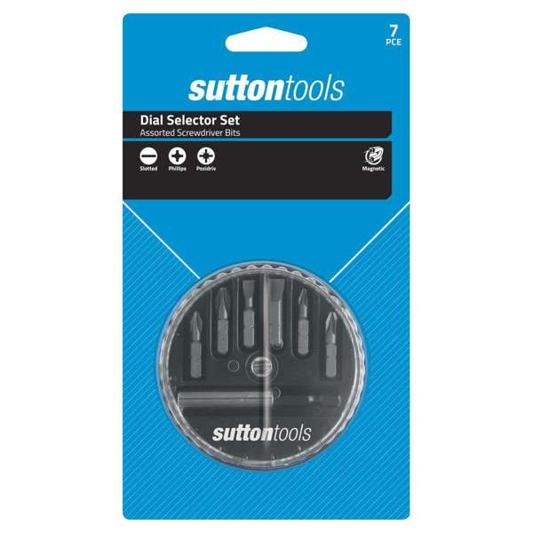 Sutton Tools Screwdriver Bit Dial Selector Set - 7 Piece