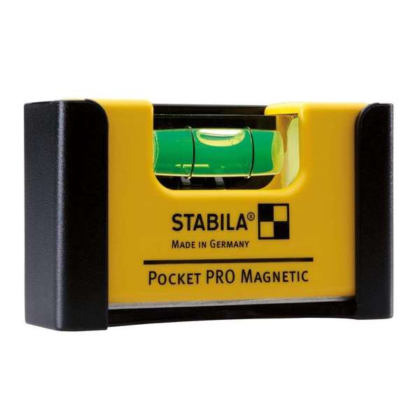 Stabila Level Pocket Pro Magnetic with Clip