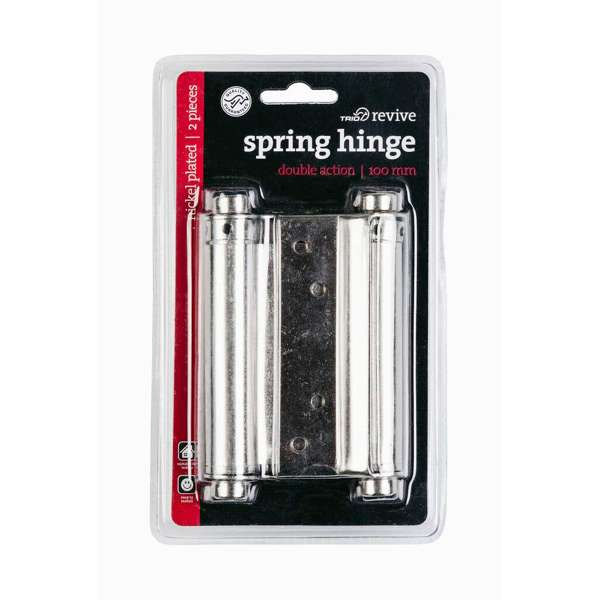 Trio Warlan Spring Hinge Nickel Plated 100mm - CD2