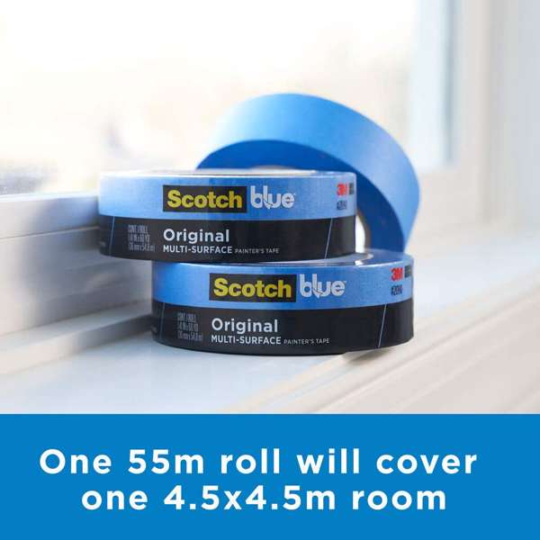 ScotchBlue Original Multi-Surface Masking Tape 24mm x 55m - 2 Pack