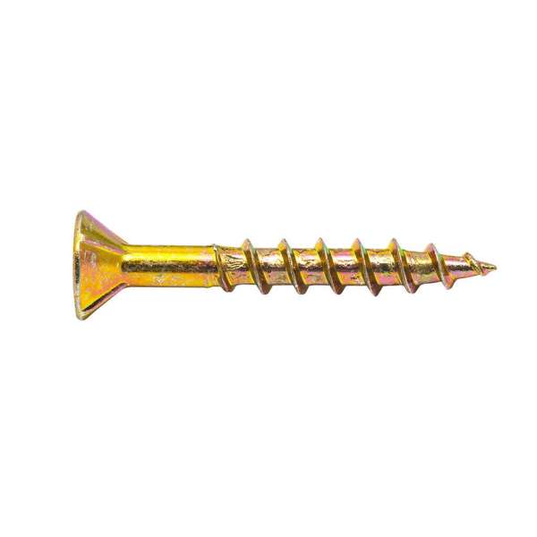 Zenith Chipboard Screws Countersunk Rib Head 8G x 30mm - Box of 1000