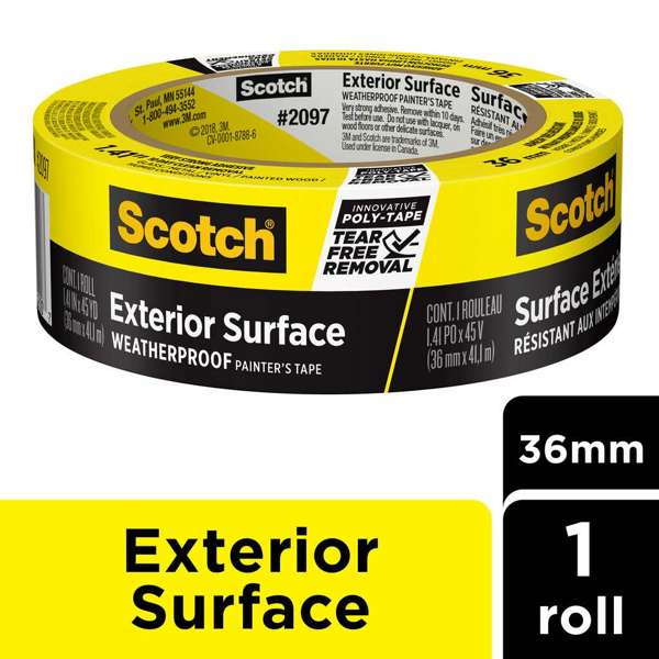ScotchBlue Exterior Surface Painter’s Tape 36mm x 41m
