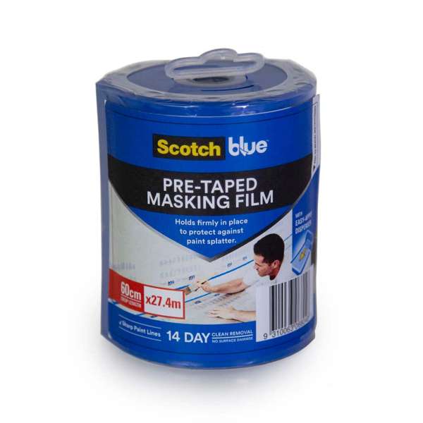 ScotchBlue Pre-Taped Masking Film 60cm x 27.4m