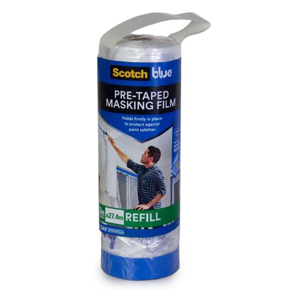 ScotchBlue Pre-Taped Masking Film Refill 1.2 x 27.4m