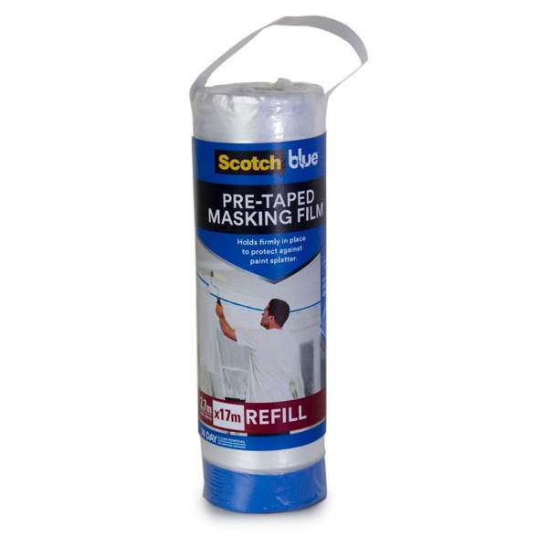 ScotchBlue Pre-Taped Masking Film Refill 2.7 x 17m