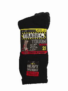 Socks Tradie Wool 7-10 2pk
