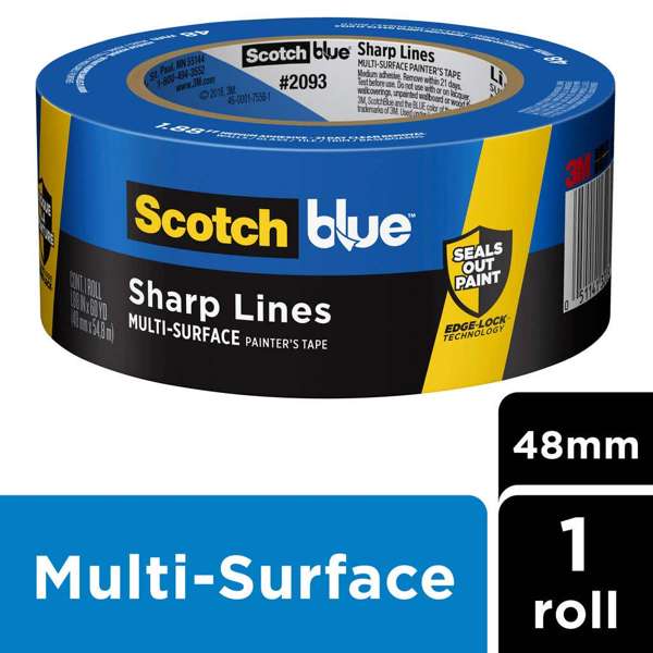 ScotchBlue Sharp Lines Multi-Surface Masking Tape 48mm x 55m