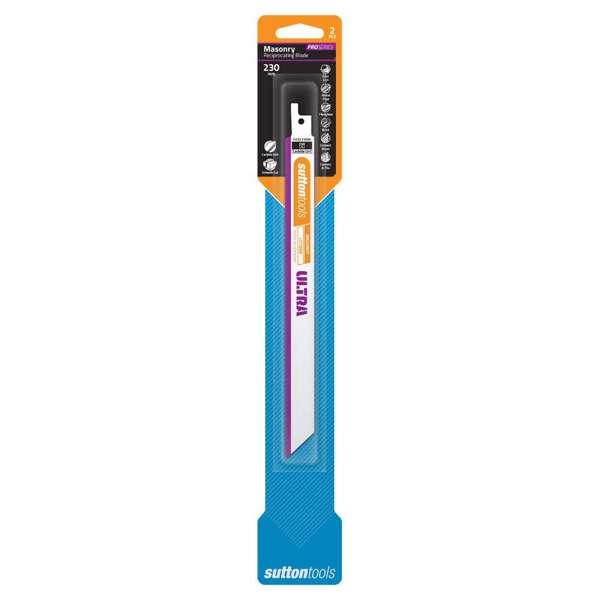 Sutton Tools Masonry Reciprocating Blade Ultra 230mm