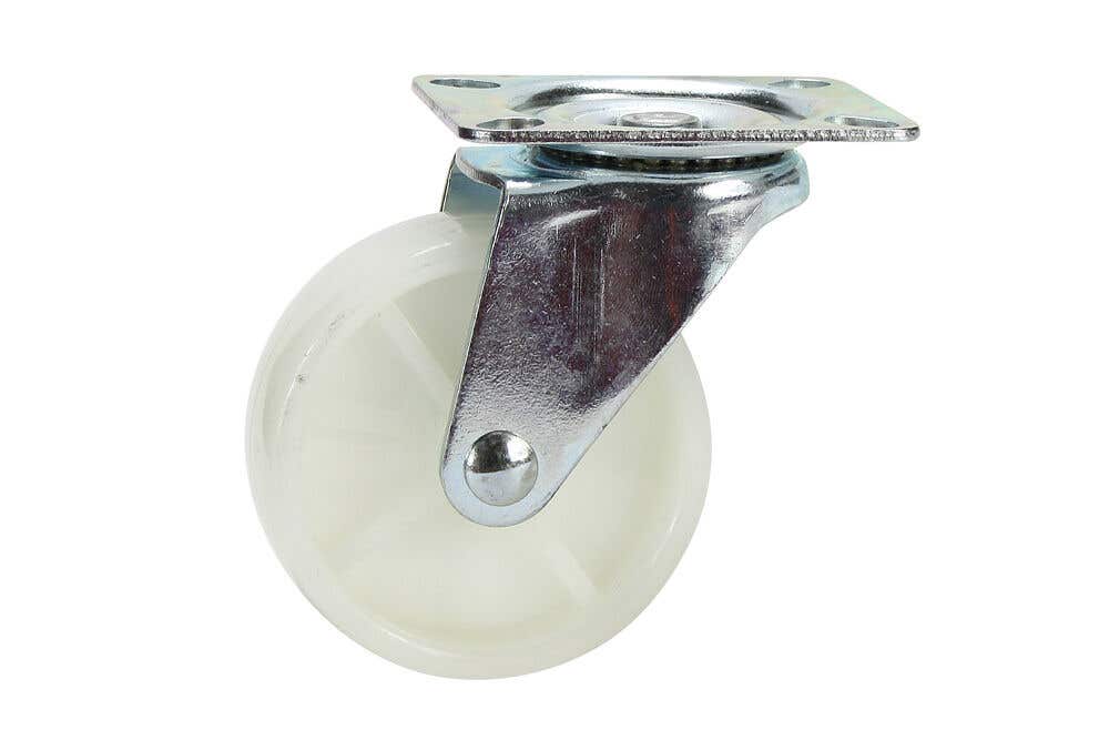 Cold Steel Nylon Swivel Castor White 75mm