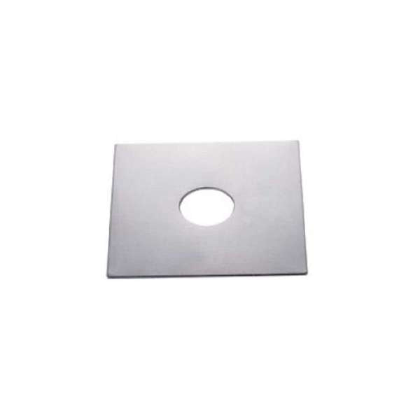 Mildon Cover Plate Square Flat - Chrome
