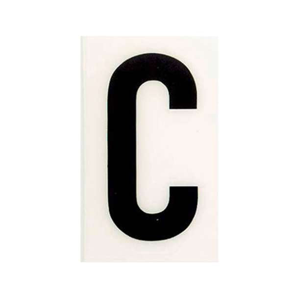 Sandleford 60mm White Self Adhesive House Letter C