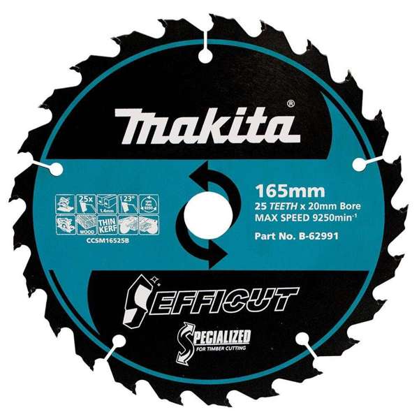 Makita Efficut Timber Circular Saw Blade B-62044