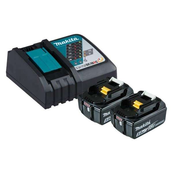 Makita 18V 5.0Ah Li-Ion Charger & Battery Combo 199179-3