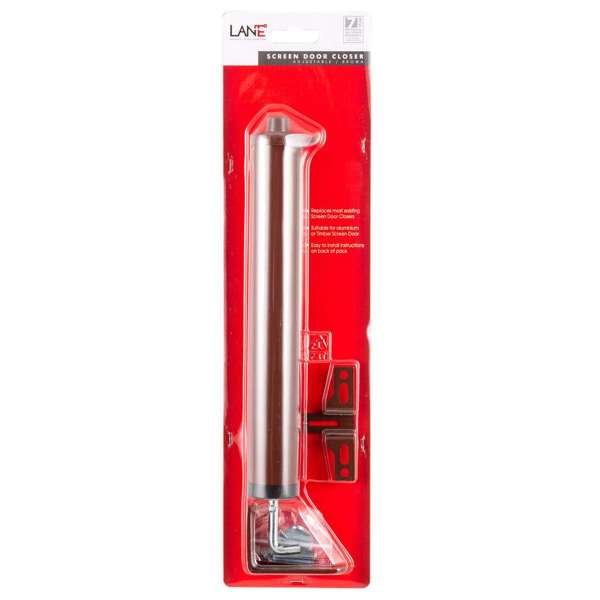Lane PNeumatic Screen Door Closer Brown