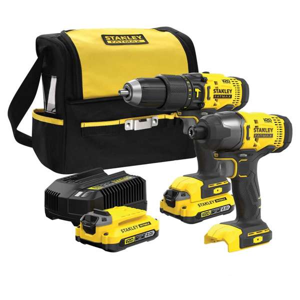 Stanley FatMax V20 18V Combo Kit - 2 Piece SFMCK465D2S- x E
