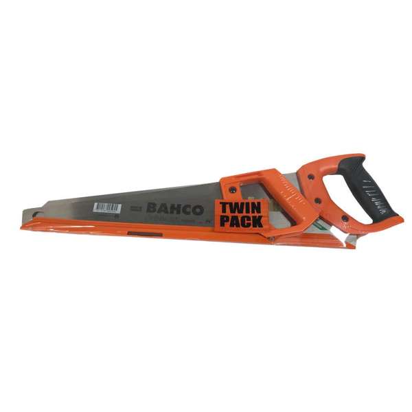 Bahco General purpose 475mm & Fine tooth Toolbox saw 350mm – 2 pack