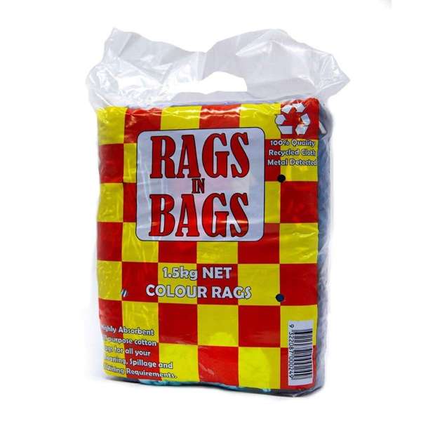 Rags in Bags Coloured 1.5kg