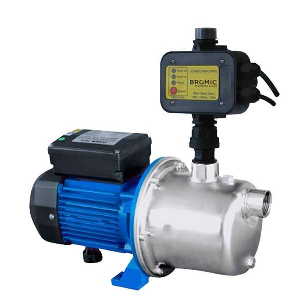 Bromic Waterboy 0.37kW 0.5HP Jet Pump with Controller 40L