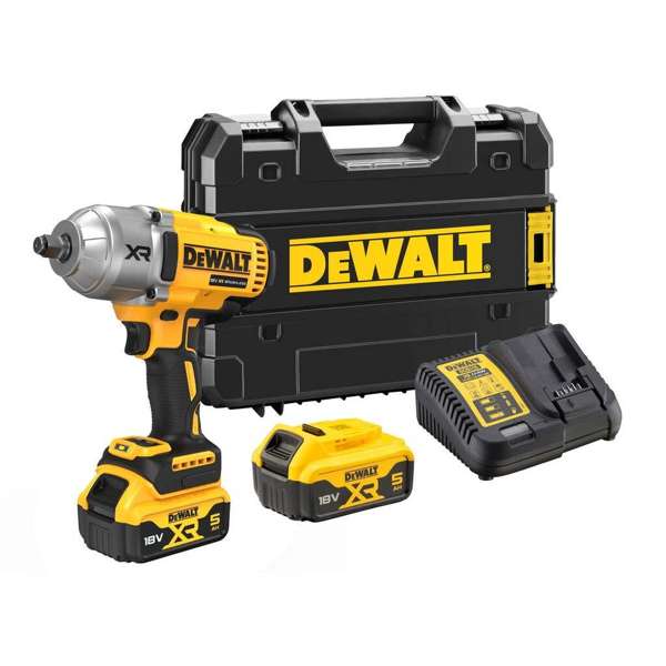 DeWalt 18V 5.0Ah XR Li-ion Cordless Brushless with Wrench Combo Kit DCF900P2T- x E