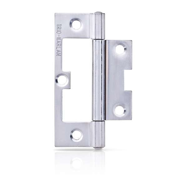 Trio 90 x 53 x 1.6mm Zinc Plated FP Quick Fit Light & Narrow Hinge