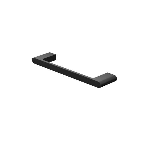 Interbath Vesi Single Towel Rail Matte Black 300mm