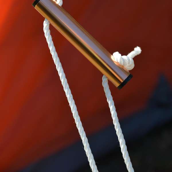 Polytuf Guy Rope with Runner & Trace Spring White