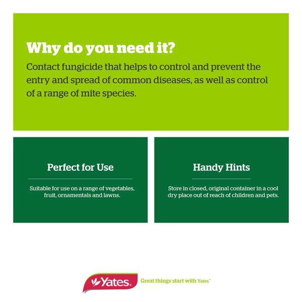 Yates 150g Mancozeb Plus Garden Fungicide & Miticide