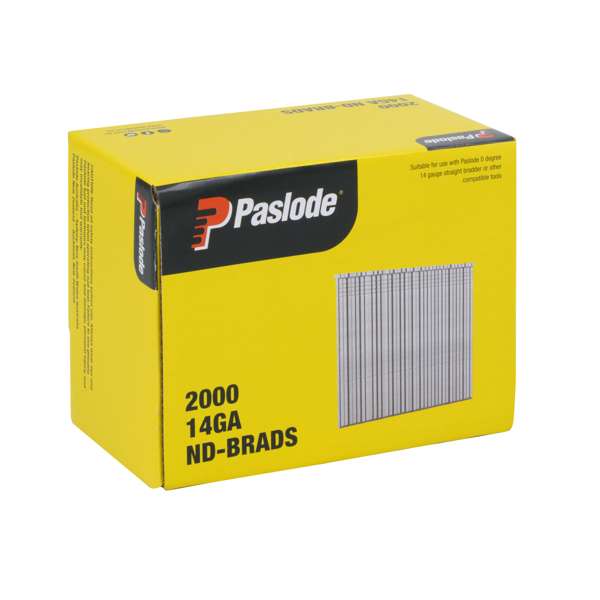 Paslode 62 x 2mm PNeumatic ND Brads - 2000 Pack