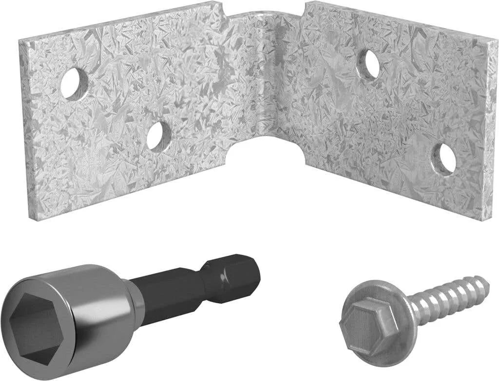 Angle Bracket Repair Kit 60 x 60 x 35mm - 4 Pack