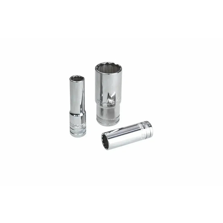 Kincrome Deep Socket 1/2" Drive - Imperial (Mirror Polish) 3/8"