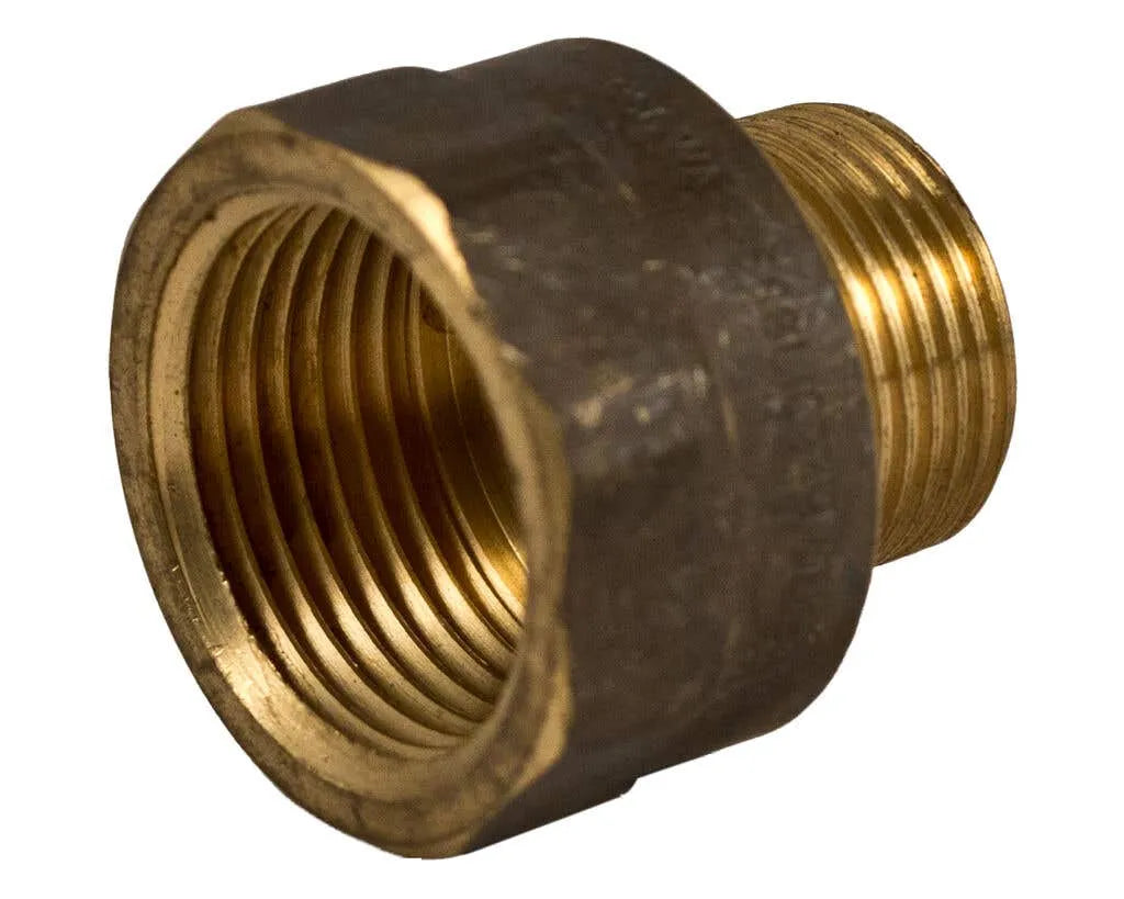 Brasshards Adaptor Male & Female Red Brass 10 x 6mm