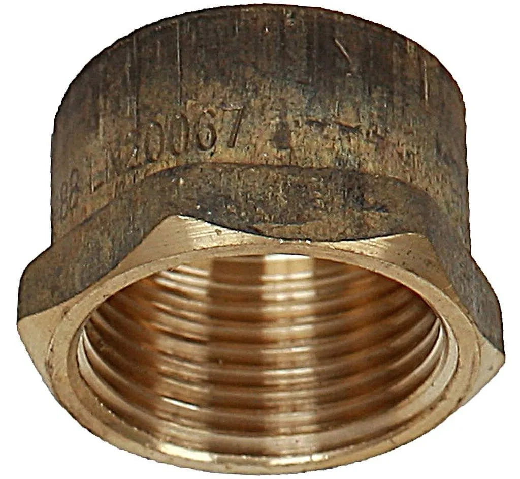 Brasshards Cap Hex Brass 6mm